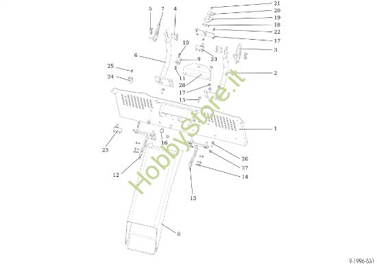 Picture of Raccoglierba OM 92/16H Cat. 2021 <!>Trattorino