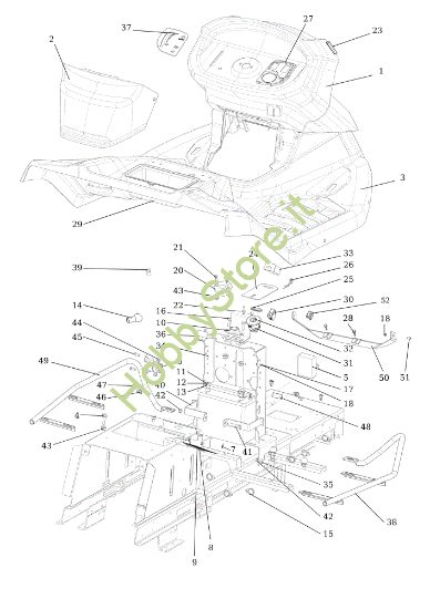 Picture of Cruscotto OM 92/16KH (K1600AVD) Cat. 2021 Trattorino
