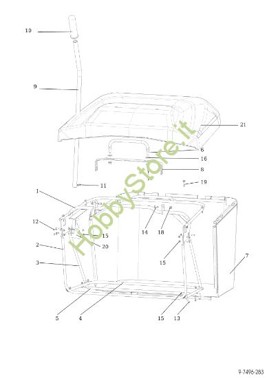 Picture of Sacco raccoglierba OM 92/16KH (K1600AVD) Cat. 2021 Trattorino
