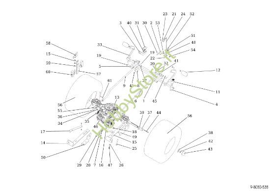 Picture of Trasmissione OM 92/16KH (K1600AVD) Cat. 2021 Trattorino