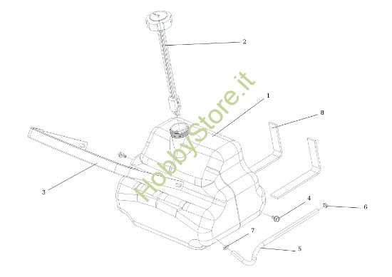 Picture of Serbatoio APACHE 92 EVO (K2400AVD V-Twin - EURO5) Cat.2021 Trattorino