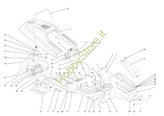 Picture of Cofano (1/2) APACHE 92 4x4 EVO Cat.2021 Trattorino