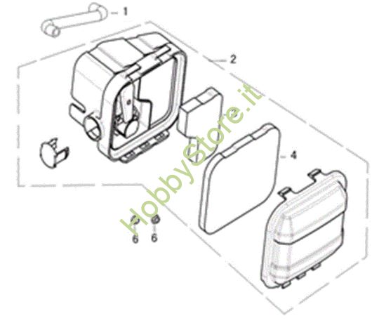 Picture of Filtro aria G 44 TK COMFORT (K450) Rasaerba