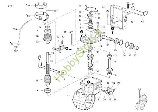 Picture of Ingranaggi (1/2) WB50 (K800H) Trinciasamenti