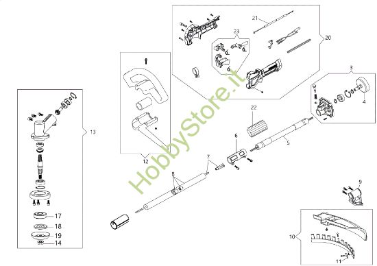 Picture of Trasmissione BCH 500 BP Decespugliatore