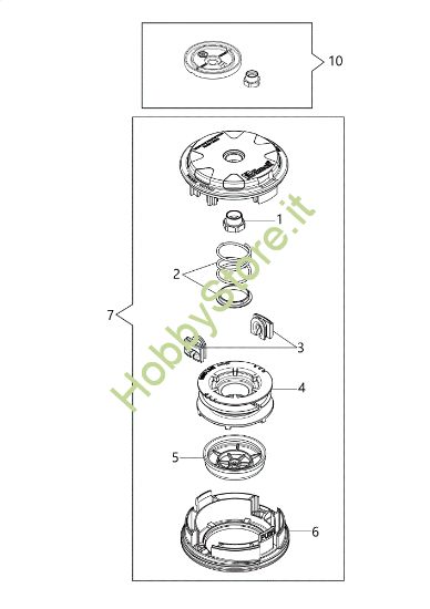 Picture of Testina BCH 500 BP Decespugliatore