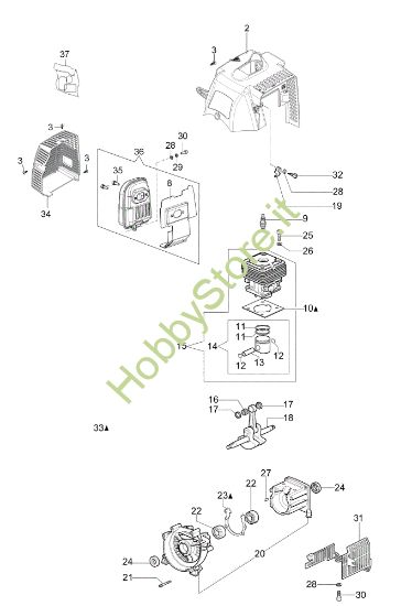 Picture of Motore OM 36 Vers.2016 (Euro2) 50Y Decespugliatore