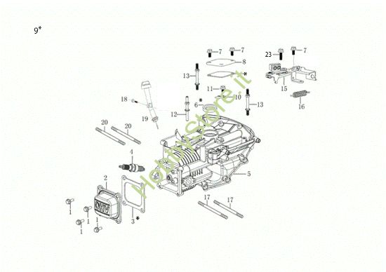Picture of Basamento G 53 TKE ALL ROAD PLUS 4 (K655LI) EURO 5 50Y Rasaerba
