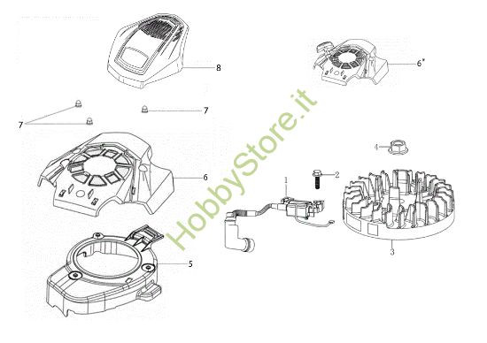 Picture of Avviamento G 53 TKE ALL ROAD PLUS 4 (K655LI) EURO 5 50Y Rasaerba