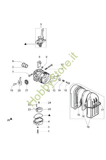 Picture of Carburatore SA 45 TL Motopompa