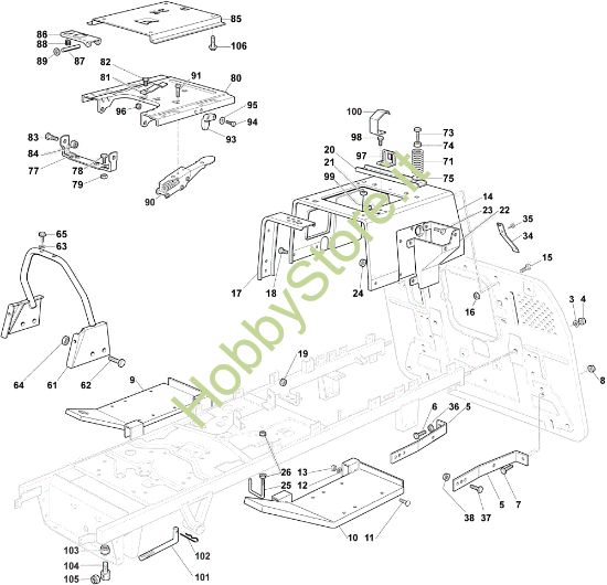 Picture of Telaio OM 123/22 V Cat. 2022 Trattorino
