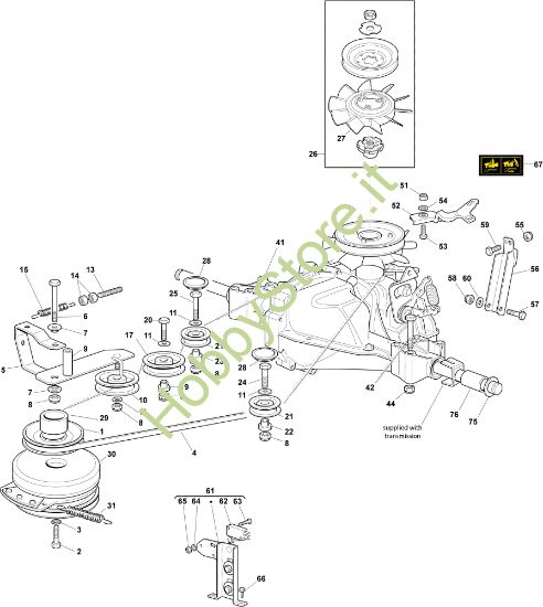 Picture of Trasmissione OM 123/22 V Cat. 2022 Trattorino