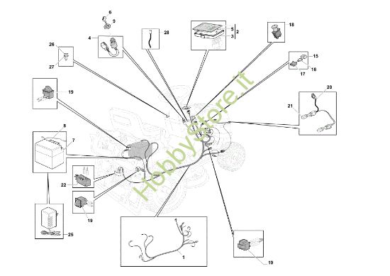 Picture of Impianto elettrico OM 84/12,5 K M Cat. 2022 Trattorino