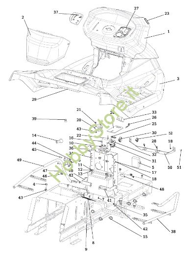 Picture of Cruscotto OM 107 L/16 KH (K1600AVD - EURO5) Cat. 2022 Trattorino