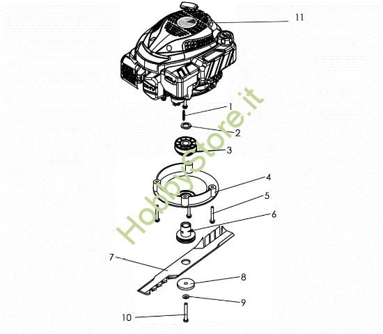 Picture of MOTEUR DEM 487 Sfalciatutto