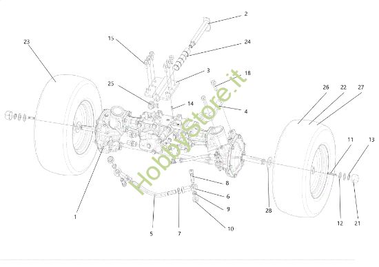 Picture of Assale anteriore CHEYENNE 26 (KAWASAKI) Cat. 2022 Trattorino