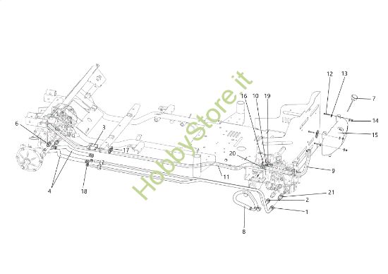 Picture of Circuito idraulico APACHE 92 4x4 EVO Cat.2022 Trattorino