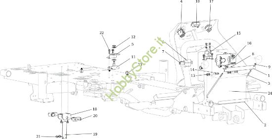 Picture of Parti elettriche APACHE 92 EVO 4x4 (K2400AVD V-Twin - EURO5) Cat.2022 Trattorino