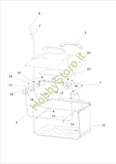 Picture of Sacco raccoglierba OM 106/24 KH Exclusive Cat. 2022 (Victus) <!> trattorino