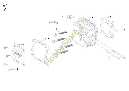 Picture of Testata OM 106/16 KH (K1600AVD) Cat. 2022 Trattorino
