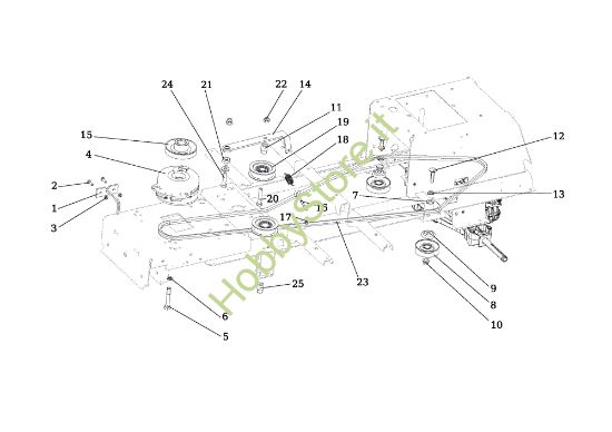 Picture of Frizione elettromagnetica OM 107 L/24 KH (K2400AVD V-Twin - EURO5) Cat. 2022 Trattorino