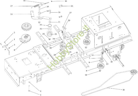 Picture of Frizione OM 124/24 KH (K2400AVD V-Twin - EURO5) Cat. 2022 Trattorino