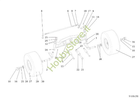 Picture of Assale anteriore OM 92/16H Cat.2022 <!>Trattorino OM 92/16H