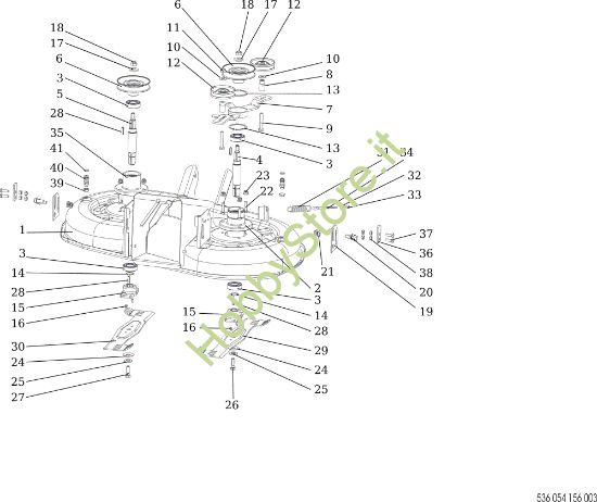 Picture of Piatto di taglio (1/2) OM 92/16H Cat.2022 <!>Trattorino OM 92/16H