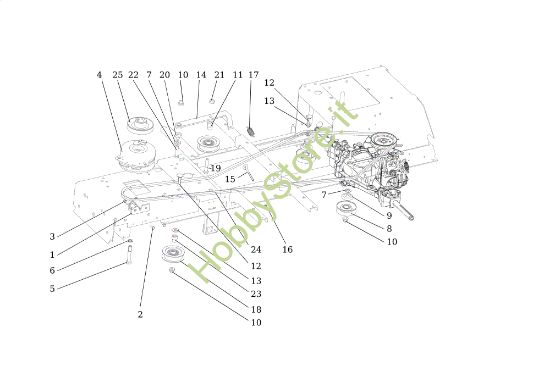 Picture of Puleggia frizione OM 92/16H Cat.2022 <!>Trattorino OM 92/16H