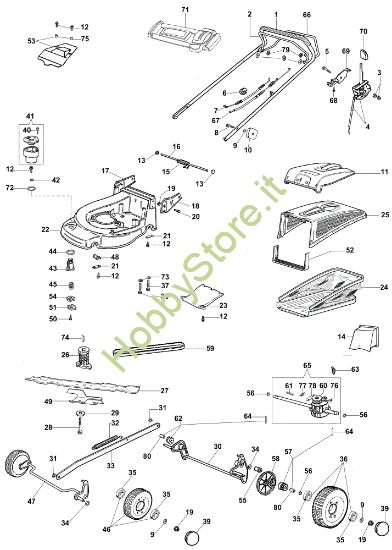 Picture of Esploso (Fino a Maggio '07) MAX 48 TBX Plus-Cut Rasaerba