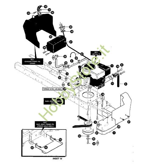 Picture of Motore MARATHON 12.5 - (2°Sr.) Trattorino - 2ª serie (da Ottobre 98)