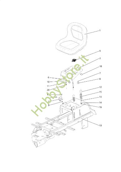 Picture of Cofano (1/2) OM 92/16KH EXLUSIVE (K1600AVD) Cat. 2022 (VICTUS) <!>Trattorino