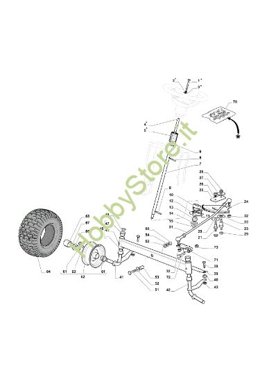 Picture of Sterzo OM 84/14,5 K H Cat. 2023 Trattorino