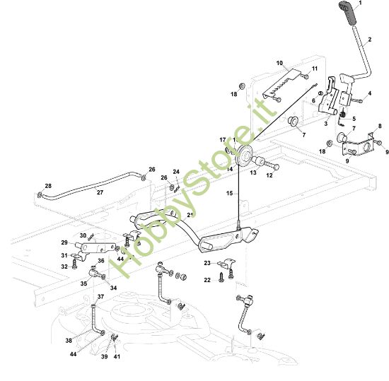 Picture of Sollevamento piatto di taglio OM 84/14,5 K H Cat. 2023 Trattorino