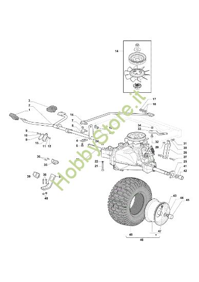 Picture of Trasmissione OM 98L/14,5 K H Cat. 2023 Trattorino
