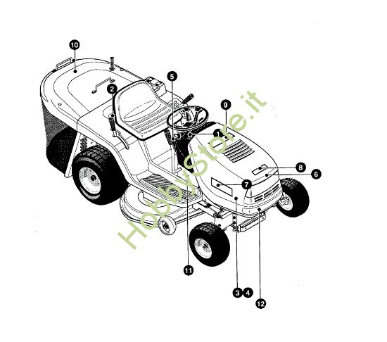 Picture of Etichette (1/2) MARATHON 15.5 - (1°Sr.) Trattorino - 1ª serie (fino a Settembre 98)