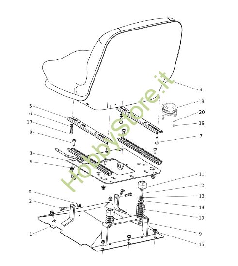 Picture of Cofano (2/2) APACHE 92 EVO Cat.2023 Trattorino