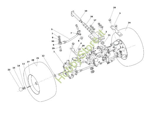 Picture of Assale anteriore APACHE 92 4x4 EVO Cat.2023 Trattorino