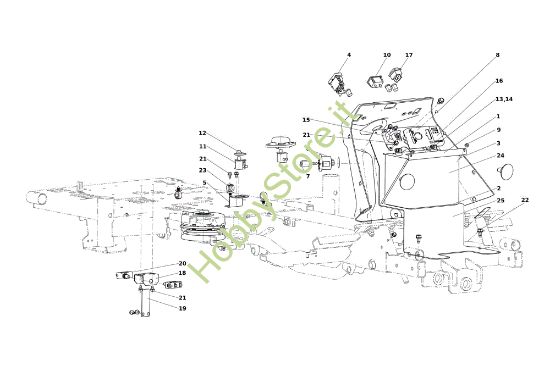 Picture of Parti elettriche APACHE 92 4x4 EVO Cat.2023 Trattorino