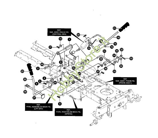 Picture of Gruppo sospensione MARATHON 15.5 - (2°Sr.) Trattorino - 2ª serie (da Ottobre 98)