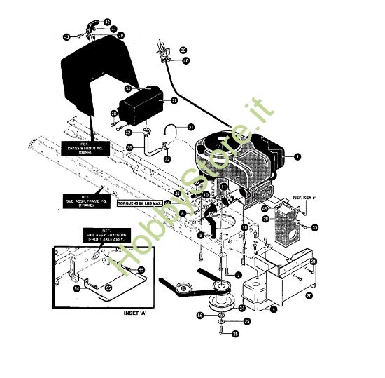 Picture of Motore MARATHON 15.5 - (2°Sr.) Trattorino - 2ª serie (da Ottobre 98)