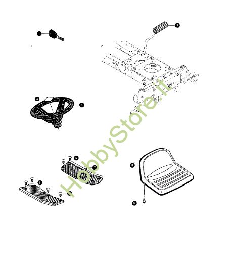 Picture of Specifiche tecniche MARATHON 15.5 - (2°Sr.) Trattorino - 2ª serie (da Ottobre 98)