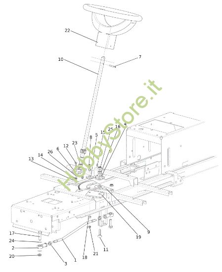 Picture of Sterzo OM 92/16KH (K1600AVD) Cat. 2023 Trattorino