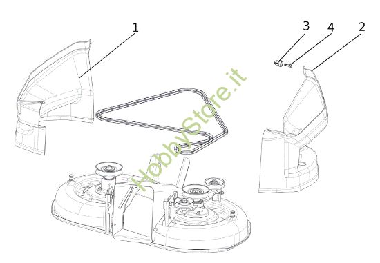 Picture of Piatto di taglio (2/2) OM 92/16KH (K1600AVD) Cat. 2023 Trattorino