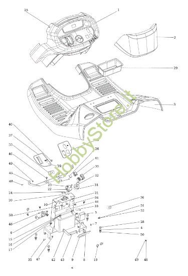 Picture of Cruscotto OM 106/16 KH (K1600AVD) Cat. 2023 Trattorino