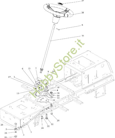 Picture of Sterzo OM 106/24 KH (K2400AVD V-Twin) 4X4 Cat. 2023 Trattorino