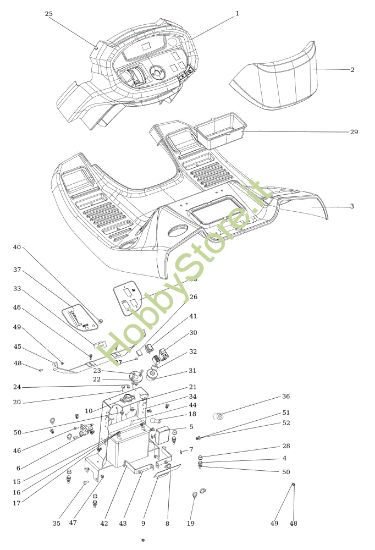 Picture of Cruscotto OM 106/20 KWH Cat. 2023 (Victus) <!> Trattorino