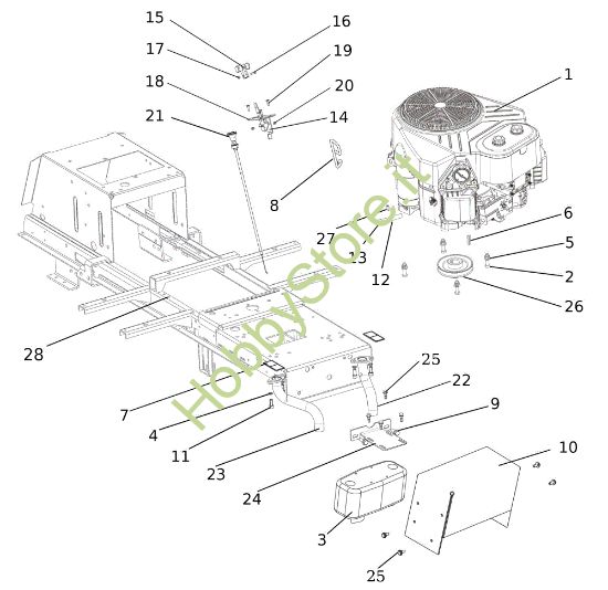 Picture of Motore OM 92/24KH Cat. 2023 (VICTUS) <!> Trattorino