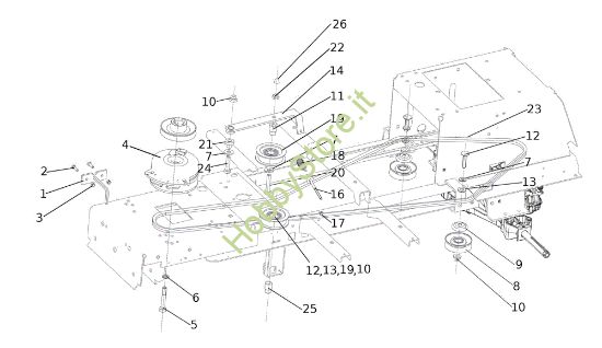Picture of Puleggia frizione OM 92/24KH Cat. 2023 (VICTUS) <!> Trattorino
