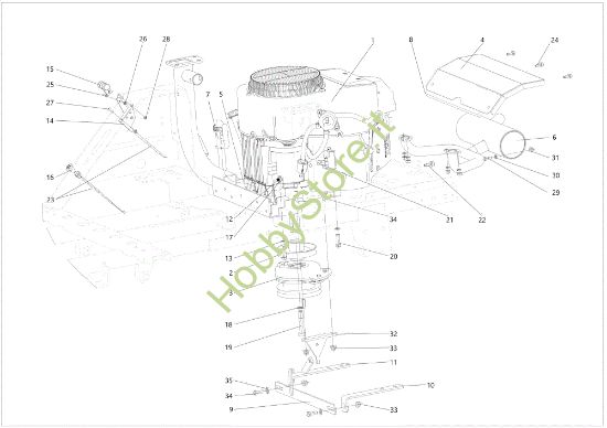 Picture of Motore CHEYENNE 26 (KAWASAKI) Cat. 2023 Trattorino